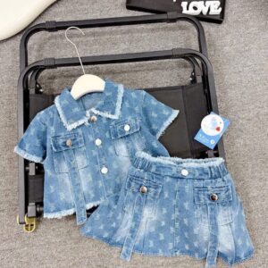 Denim Diva Skirt Set