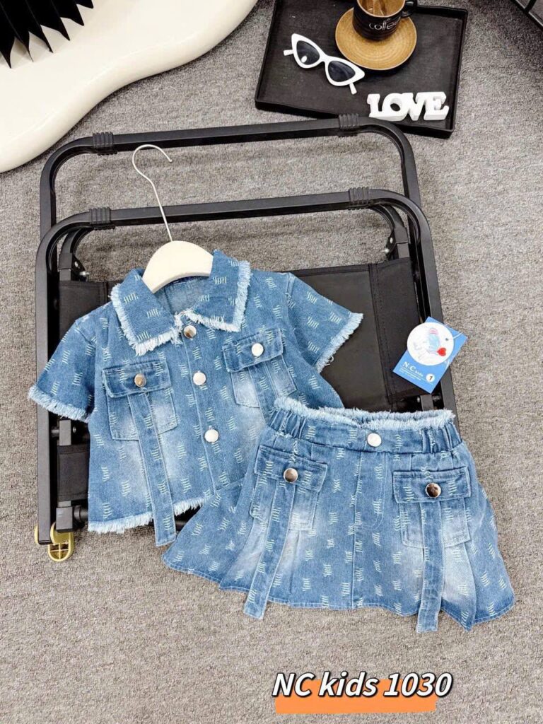 Denim Diva Skirt Set